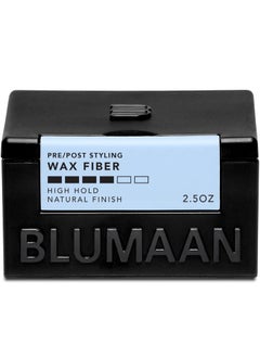 BluMaan BluMaan Wax Fiber For Men  Adds Volume  Controls Hair All Day Hold  Natural Finish For All Hair Types  Original Styling Meraki 