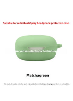 For Redmi Redmi Buds 6 Play Earphone Case Bluetooth Headset Protective Cover Xiaomi Charging Empty Box-Color:Matcha Green Nude Outfit-Model:Buds 6 Play
