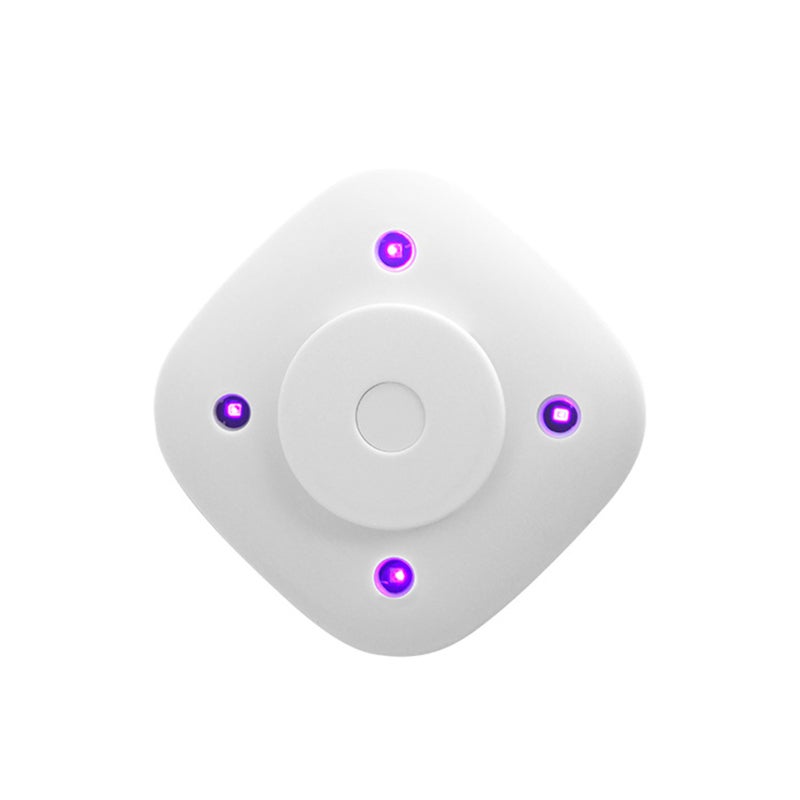 UVC Portable Disinfection Lamp: White Compact Lightweight Design - USB Rechargeable Mini UV Sterilizer for Home Toilet, Kitchen Utensils, Car Interiors - Image 1