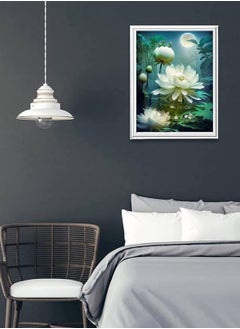 KASTWAVE 5D Diamond Painting, 5D Flower Diamond Painting Art Kits for Adults Beginner, DIY Full Drill Embroidery Cross Stitch Crystal Rhinestone Paintings Pictures for Home Wall Decor 12 X 16 Inch  - Image 4