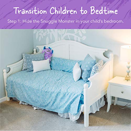 Continuum Games Snuggle Monster Hide and Seek Bedtime Plush Toy and Book Purple - Image 5
