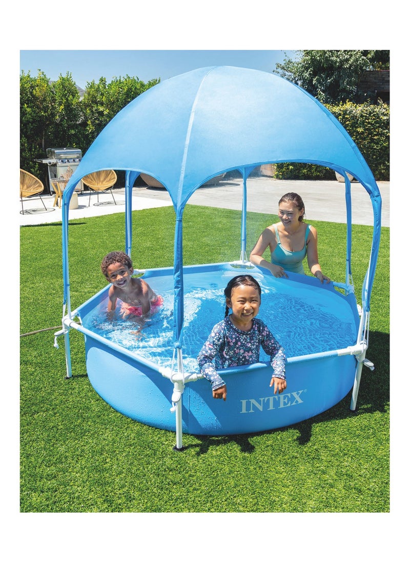 INTEX Metal Frame Canopy Metal Frame Pool 183x38cm  - Image 2