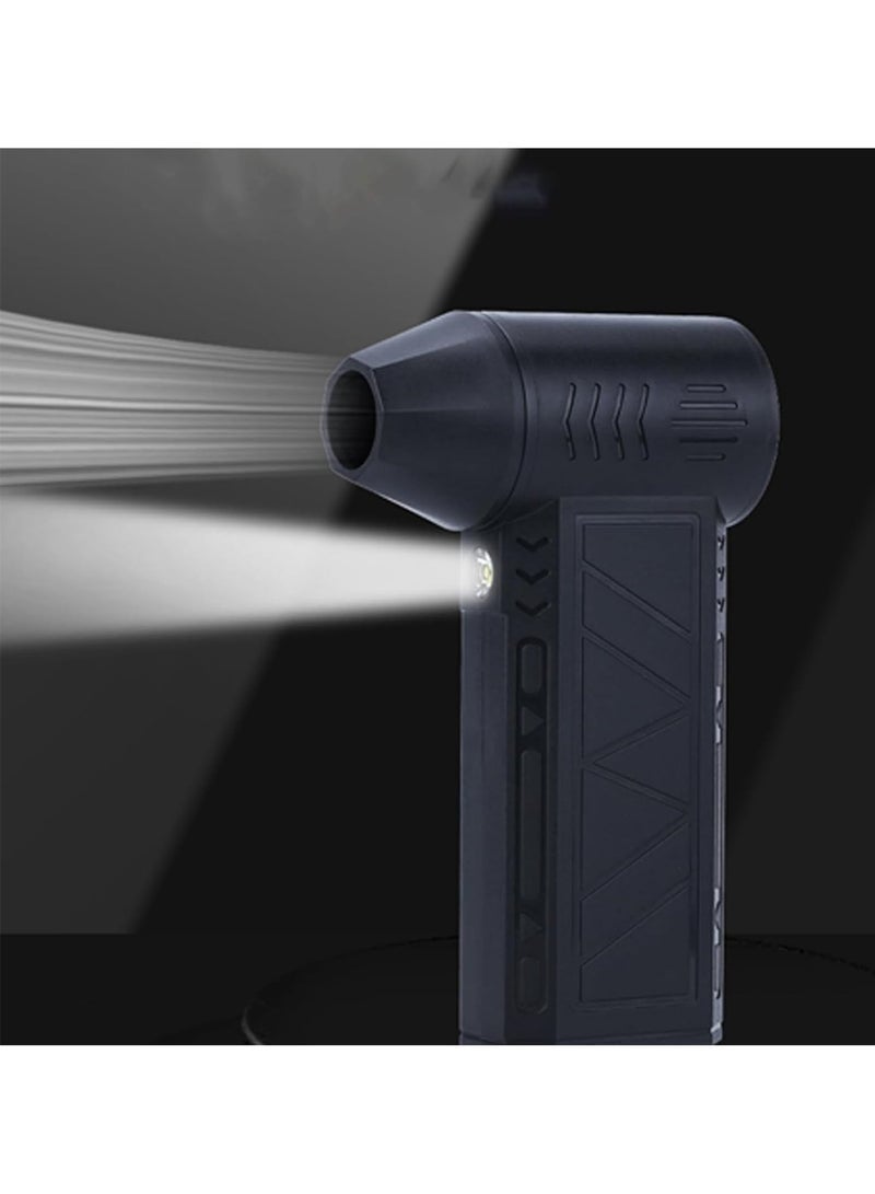 Arabest Cordless Handheld Powerful Blower, Electronic Air Blower, Cordless Leaf Blower, Air Blower Jet Fan LED Turbo Blower Turbo Violent Brushless Fan Outdoor Portable Mini Handheld Dryer - Image 4