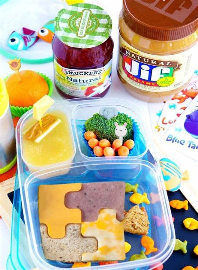 Doiaz Sandwich Cutters for Kids - Vegetable Fruit Bread Shape Cookie Cutter Molds for kids Lunch Bento Box - Image 5