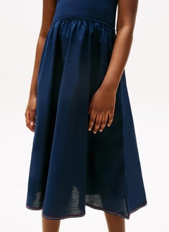 TOMMY HILFIGER Kids Combi Midi Dress  - Image 3