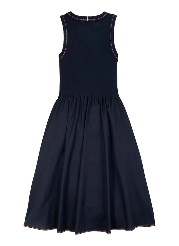 TOMMY HILFIGER Kids Combi Midi Dress