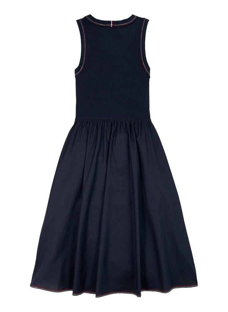 TOMMY HILFIGER Kids Combi Midi Dress  - Image 5