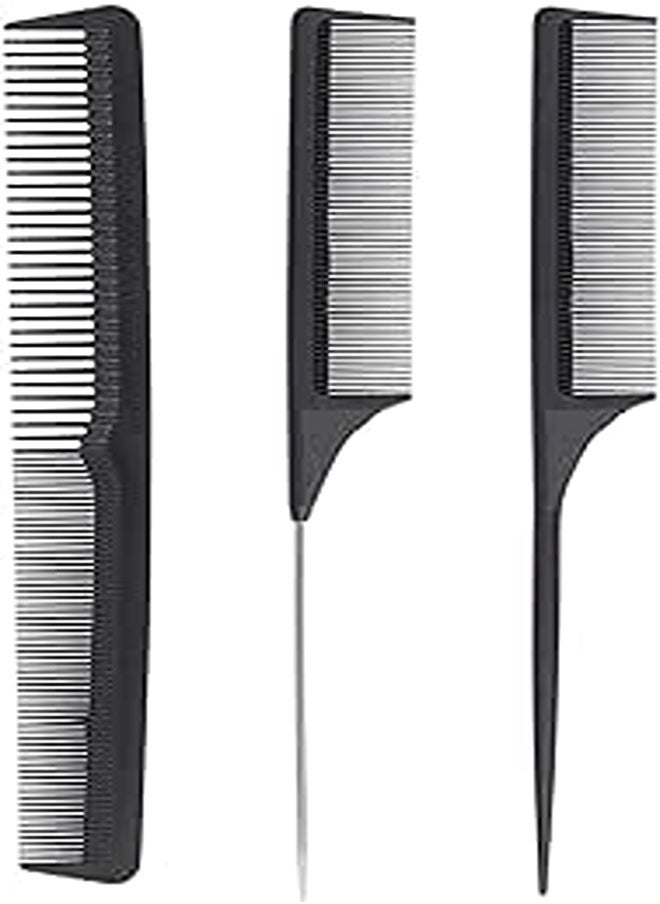 BTYMS BTYMS Rat Tail and Dressing Set Parting Combs - 3 Pieces 