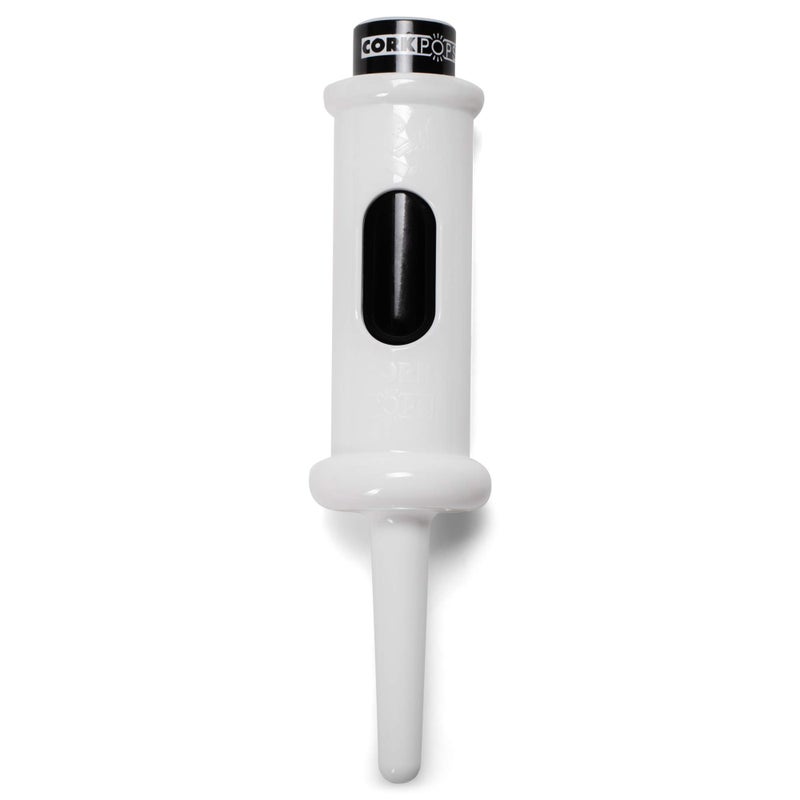 Cork Pops White 65 Inch Original Wine Bottle Opener