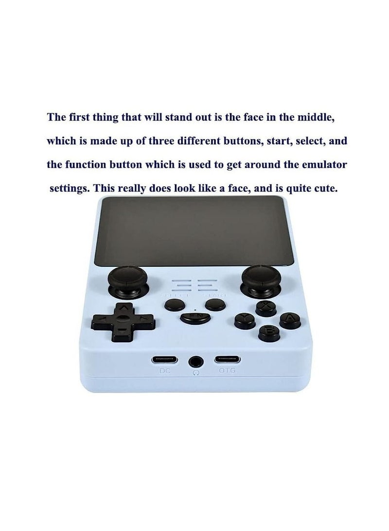 Handheld Game Console with Retro Open Source System RK3326 3.5-Inches 4:3 IPS Screen for Children's Gifts