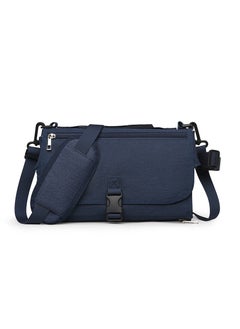 Large Capacity Portable Multi-Function Maternity Bag for Outings Baby Stroller Hanging Bag Diaper Pad Oxford Cloth Ultra-light Wear-resistant Blue
