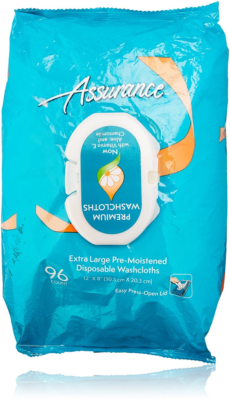 Flawless Assurance Pre-Moistened Extra Large Disposable Washcloths, 96ct - Image 4