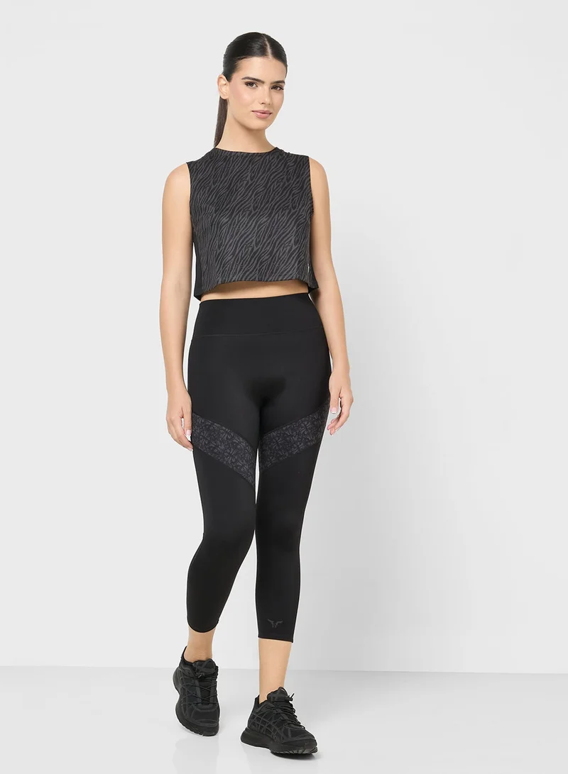 SQUATWOLF Core Wild Print Cropped Tank