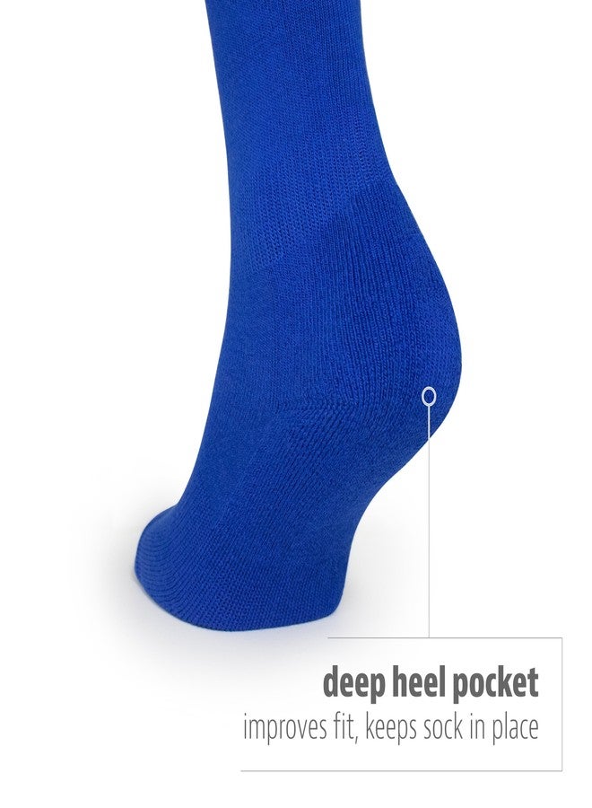 Sof Sole Baseball/Softball Over-the-Calf Team Athletic Performance Socks (2 Pair), Medium, Black - Image 4