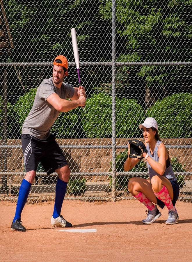 Sof Sole Baseball/Softball Over-the-Calf Team Athletic Performance Socks (2 Pair), Medium, Black - Image 3