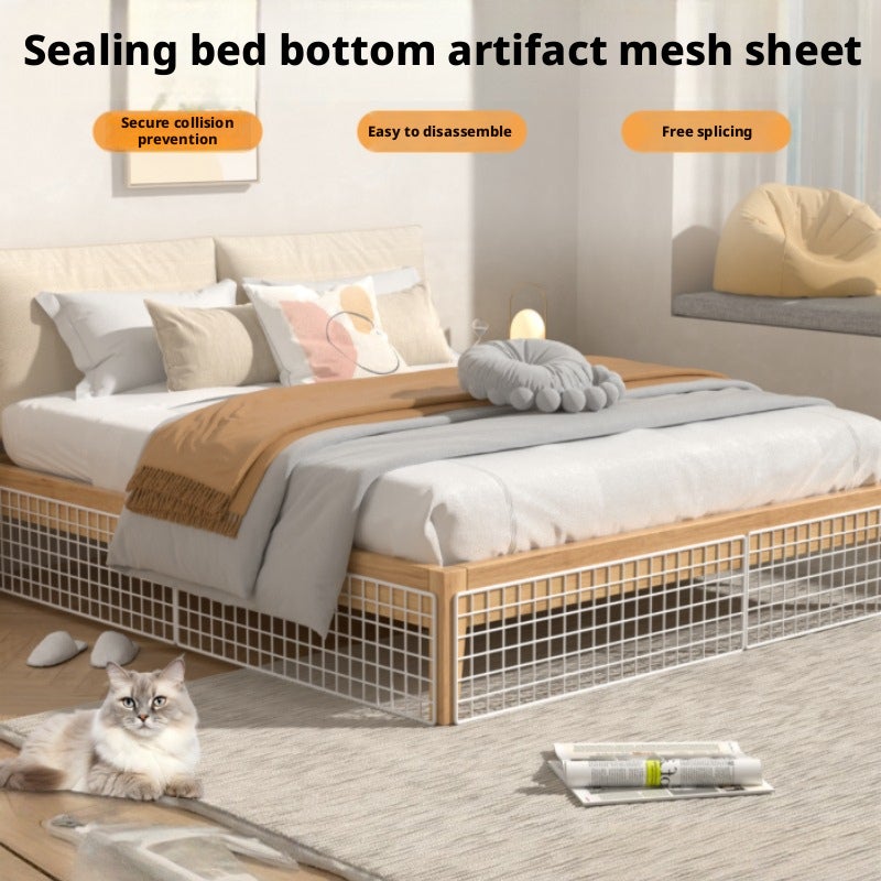 Iron Mesh Pet Barrier for Bed Bottom, Couch Gap, Window - Image 3
