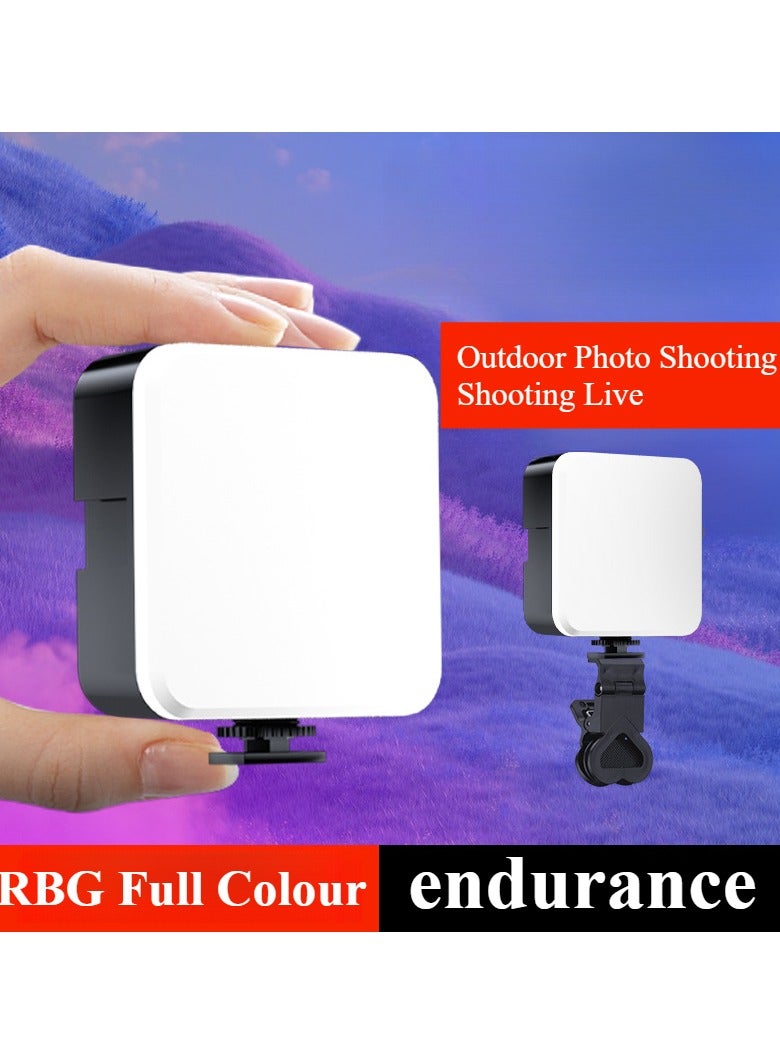 LED Video Light,Computer Light for Meeting Video Light,Multi-Angle Adjustable & Splicable Multi-Functional Pocket Fill Light LED Selfie Light with Clips Portable Phone Light for Video Shooting Vlogging Kit, 60 Beads 3 Colors 9 Modes 1800mAh Battery, Fill Light for iPhone Photo Camera Computer Laptop TikTok Makeup Video Call  - Image 3