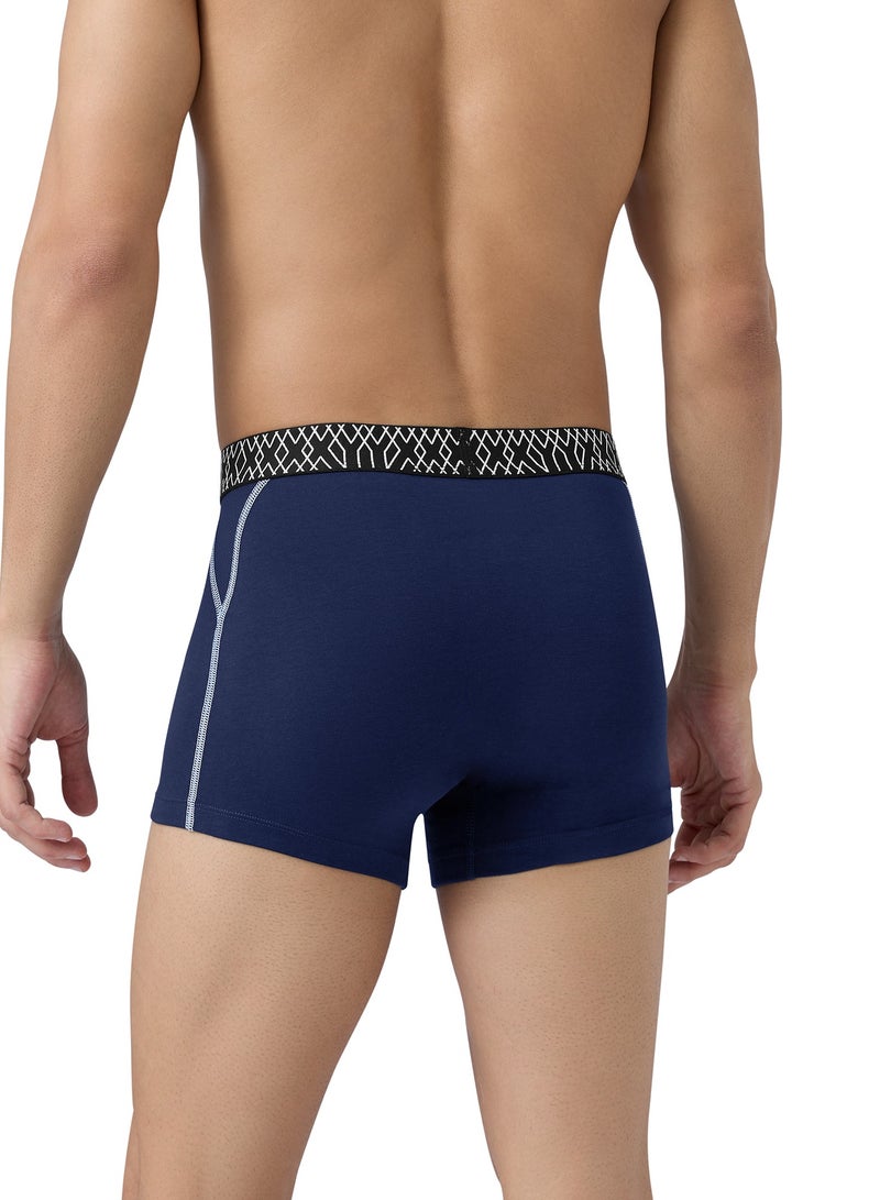 XYXX Pack of 3 Sprint Super Combed Cotton Trunk Underwear For Mens  - Image 3