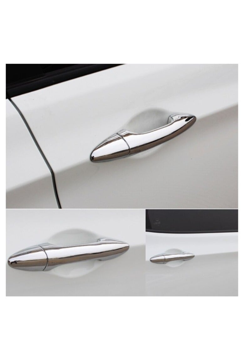 Generic Chrome handle covers Hyundai Accent 2011 2012 2013 2014 2015 2016 2017  - Image 3