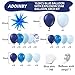 ADOINBY Blue Balloon Arch Kit 152Pcs Chrome Macaron Navy Blue Balloons and Stars Balloon Garland kit Different Size Balloons Kit for Men Birthday Graduation Baby Shower Anniversary Party Decorations - Image 4