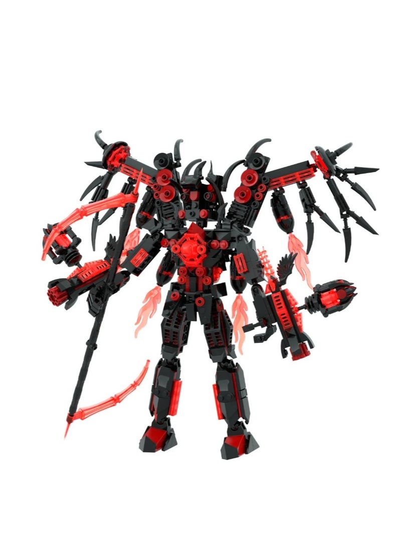 general Toilet man and monitoring man building blocks VS Skibidi toilet toy three-body speaker NS926 three-body Titan speaker king  37cm - Image 3