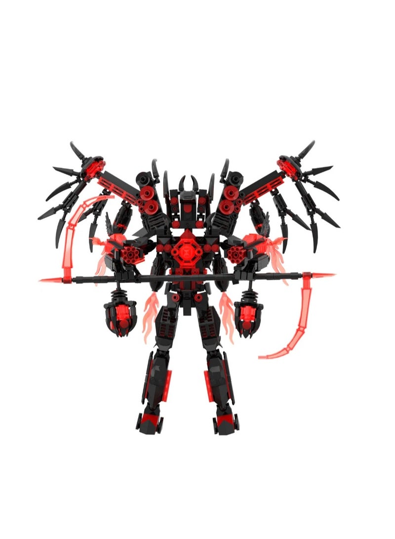 general Toilet man and monitoring man building blocks VS Skibidi toilet toy three-body speaker NS926 three-body Titan speaker king  37cm - Image 5