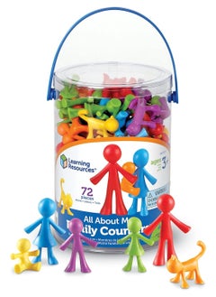 Learning Resources All About Me Family Counters Assorted Colors and Shapes Set of 72 Ages 3+ Multi-color standart  - Image 1