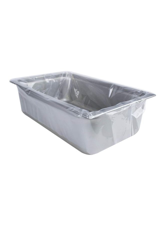 PanSaver Hotel Clear Pan Liners for Easy Clean Up - Disposable Buffet Pan Liners, Ovenable up to 400F (Full Pan/Deep Pan Liner - 18 x 34 in)