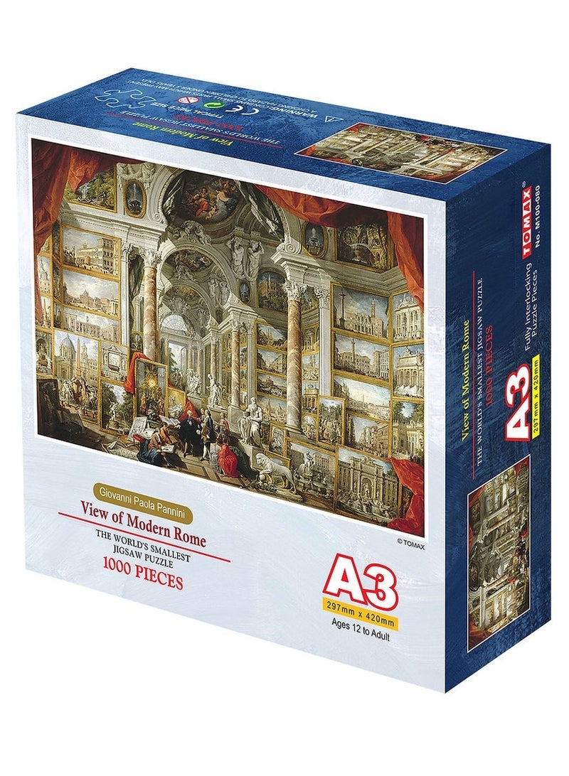 توماكس بازل صغيرة لمنظر لروما الحديثة 1000 قطعة - M100-080 - Image 1