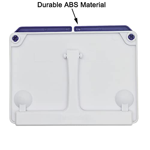 Maydahui Mini Desktop Book Stand Portable Foldable Lightweight Book Rest for Music Score Cookbook Tablet (Max Size 12 X 6 Inches) Ergonomic Reading Posture - Image 4