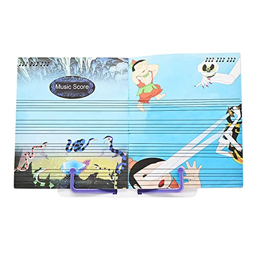 Maydahui Mini Desktop Book Stand Portable Foldable Lightweight Book Rest for Music Score Cookbook Tablet (Max Size 12 X 6 Inches) Ergonomic Reading Posture - Image 5