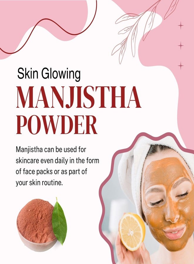 Brijbooti Manjistha Powder (100 gm) | Manjistha Root Powder for Eating | Majith | Indian Madder | FSSAI, GMP, ISO Certified - Image 4