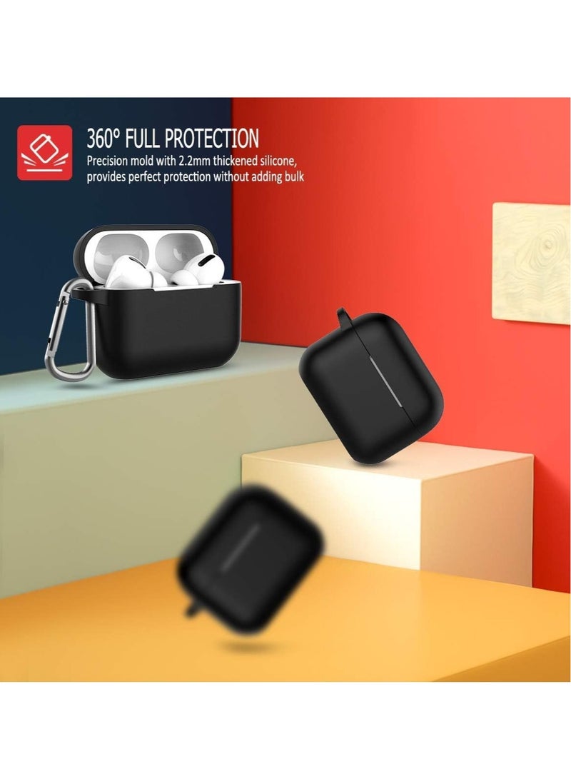 ELTRAZONE "Enhanced Protection and Style: Premium Silicone Case for Apple AirPods Pro, Front LED Visible, Black" - Image 4