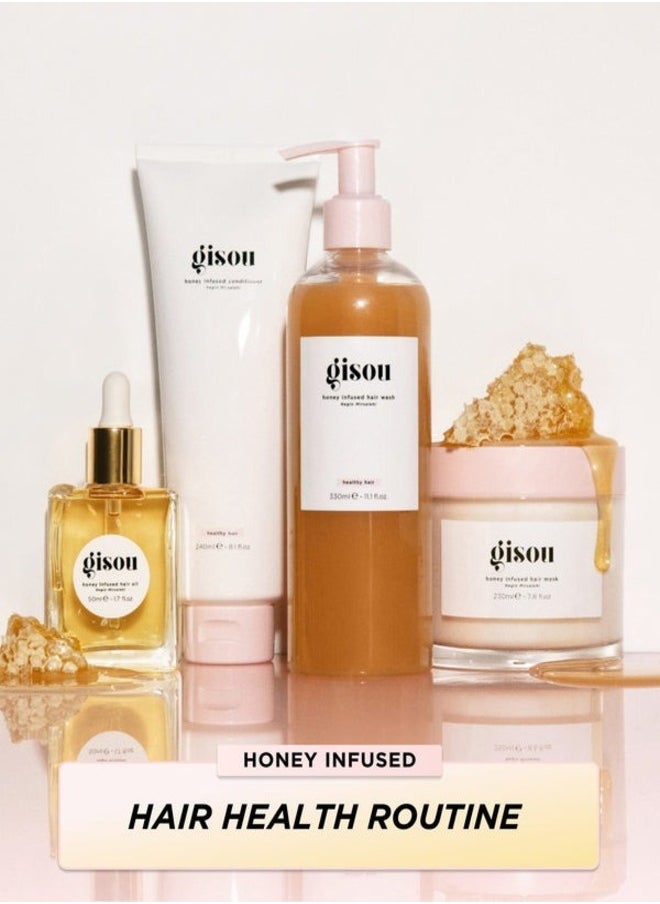 Gisou - GISOU Honey Infused Conditioner 240ml - Nourishing & Hydrating for Soft, Shiny Hair - Image 1