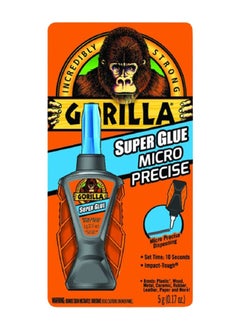 Gorilla Impact-Resistant Micro Precise Multi-Purpose Super Glue 5 g 3844B  - Image 1