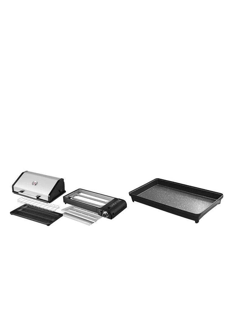 DLC - PORTABLE MULTI-USE GAS GRILL [2500W] - Image 1