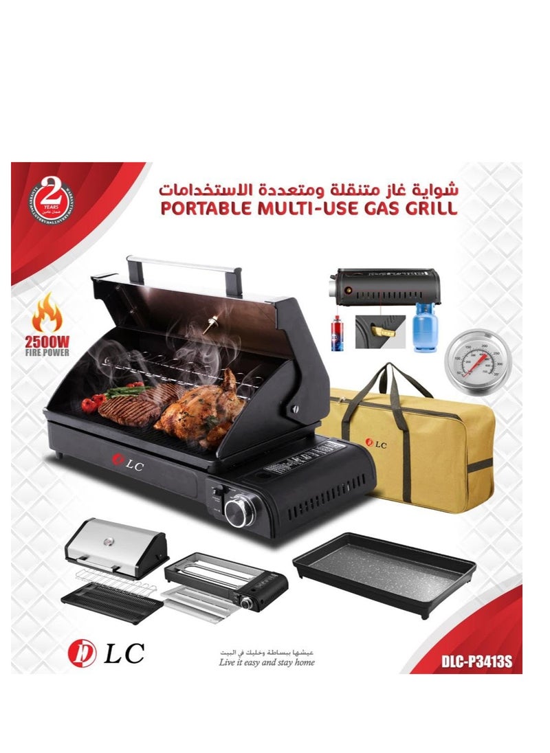 DLC - PORTABLE MULTI-USE GAS GRILL [2500W] - Image 1