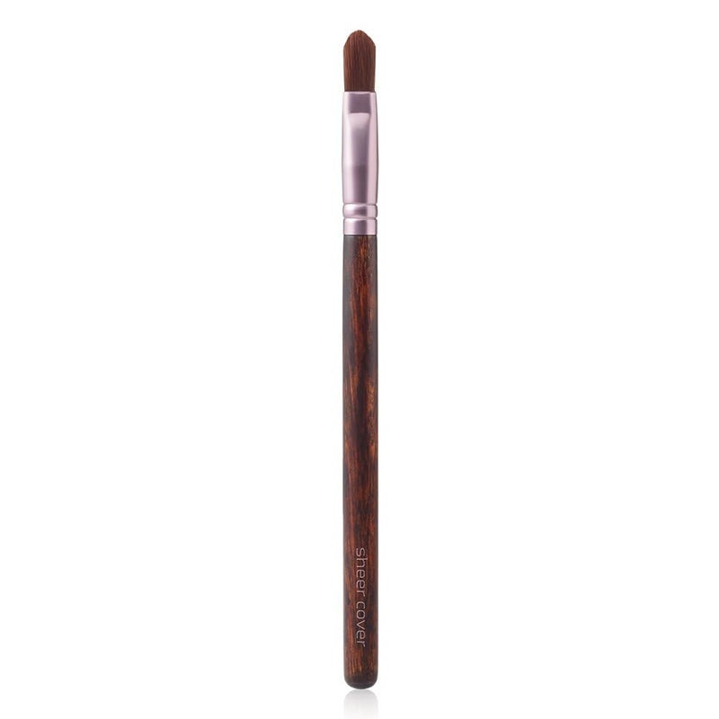 Sheer Cover Studio Conceal & Brighten Concealer- Highlight Trio Tan/Dark Shade Two-Toned Concealers Shimmering Highlighter Tan/Dark Shade with Concealer Brush - Image 4
