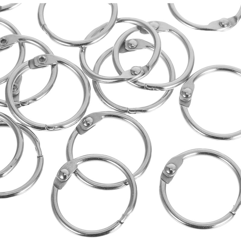 Metal Binder Rings Large, Durable for Organizing Documents and Cards - Image 3