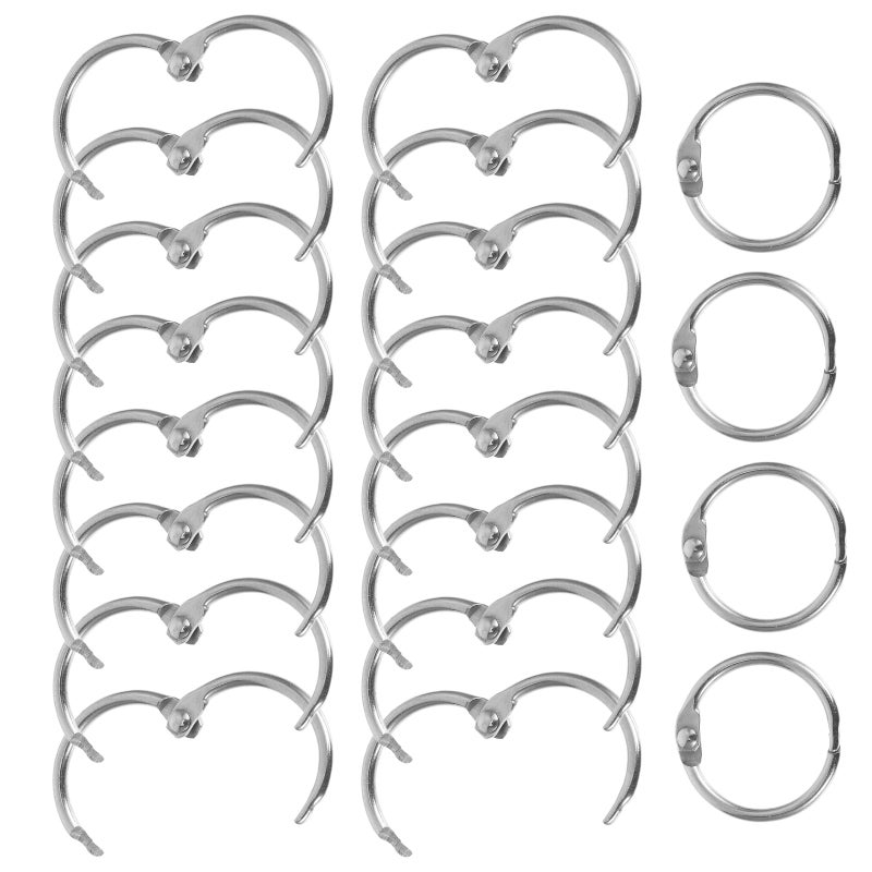 Metal Binder Rings Large, Durable for Organizing Documents and Cards - Image 5
