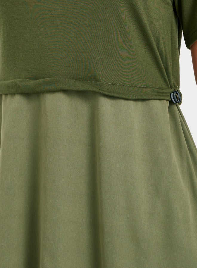 Take Two Two-Tone T-Shirt Dress - Image 4