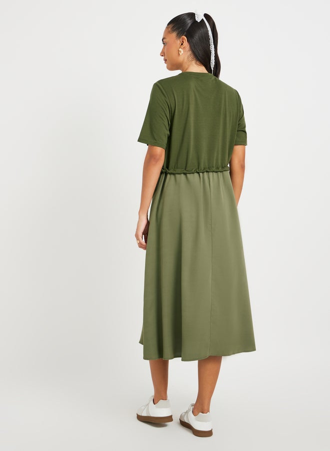 Take Two Two-Tone T-Shirt Dress - Image 5
