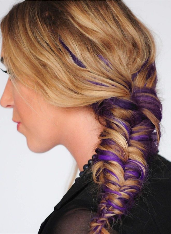 Color Me Colorme Temporary Hair Color Mascara chalk alternative for kids Root Touch Up for Semi Permanent Dye regrowth. Washes Out (VIOLET DESIRE) - Image 4