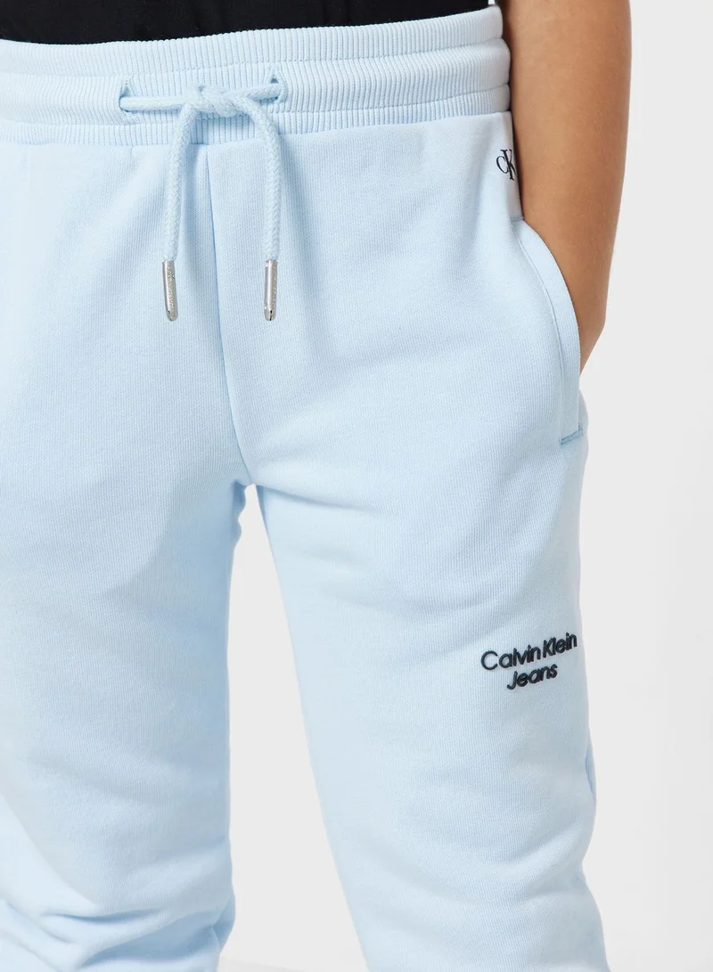 Calvin Klein Jeans Kids Stack Logo Sweatpants