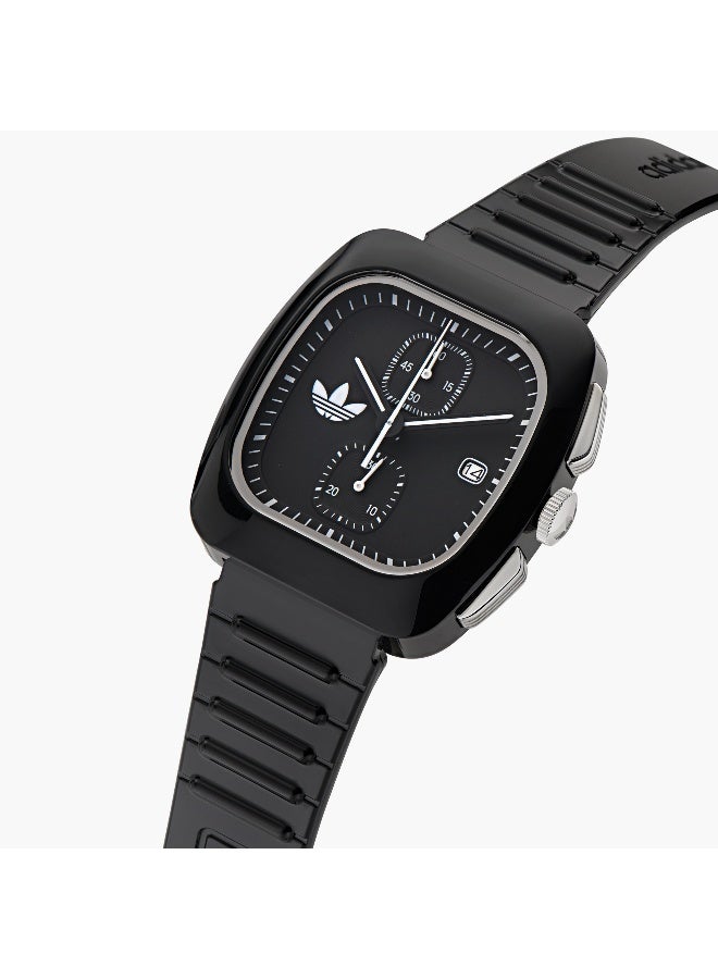 Adidas Black Analog Watch for Men - Image 2