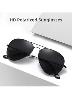 Signature Aviator Sunglass - 3025 Black 58 - Lens Size: 58 mm - Black  - Image 1