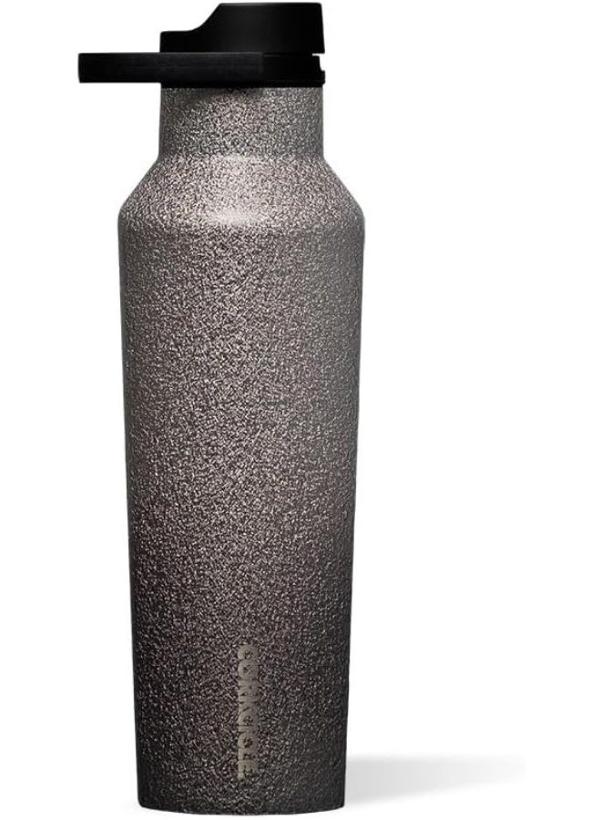 Corkcicle Sport Canteen Insulated Tumbler, Steel Shadow, 20 oz – Reusable Water Bottle Keeps Beverages Cold for 25 Hours & Hot 12 Hours – Cupholder Friendly Tumbler with Screw-On Cap - Image 1
