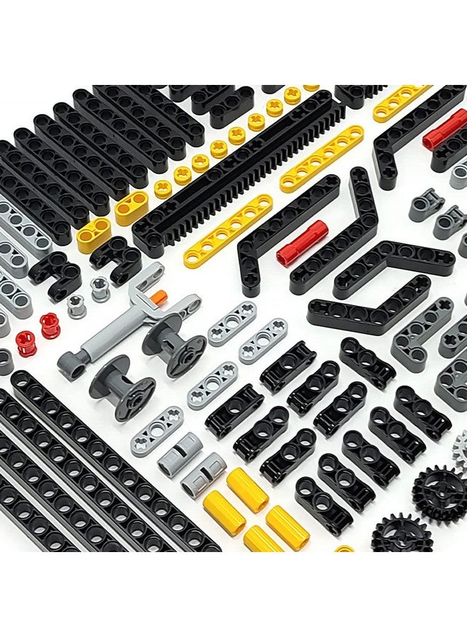 ZHX ZHX Technical Parts Beams Axles Connectors Bricks Sets - 457 Pieces, Chassis Frame Liftarm Push Rods for Technic Car MOC Building Block Toys  - Image 4