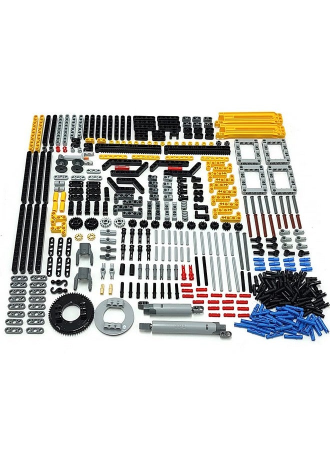 ZHX ZHX Technical Parts Beams Axles Connectors Bricks Sets - 457 Pieces, Chassis Frame Liftarm Push Rods for Technic Car MOC Building Block Toys  - Image 2