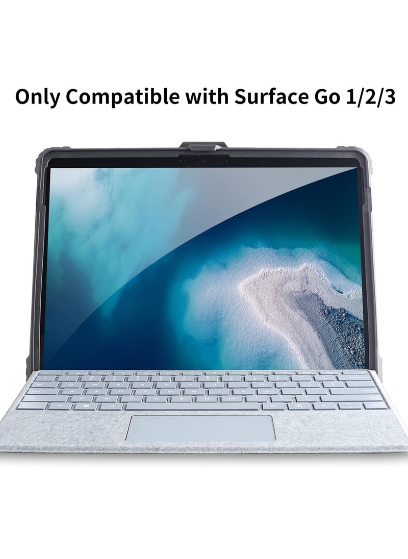 Protective Case Compatible with Microsoft Surface Go 1/2/3 with Shoulder Strap, Hand Strap, Stylus Pen Holder, Rugged, Shock-Absorbing and Drop-Resistant  - Image 2